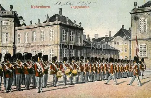 AK / Ansichtskarte Leibgarde_Wache Kobenhavn Vagtparaden 