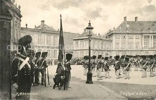 AK / Ansichtskarte Leibgarde_Wache Kobenhavn Vagtparaden 