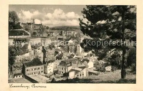 AK / Ansichtskarte Luxembourg_Luxemburg Panorama Luxembourg Luxemburg