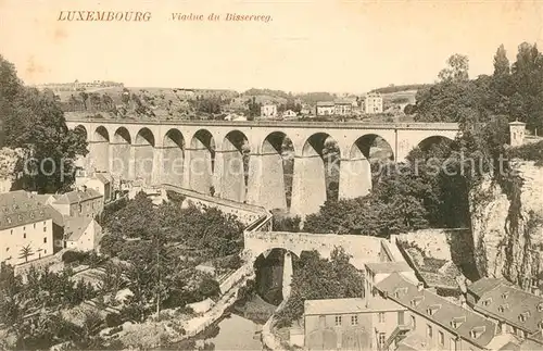 AK / Ansichtskarte Luxembourg_Luxemburg Viaduc du Bisserweg Luxembourg Luxemburg