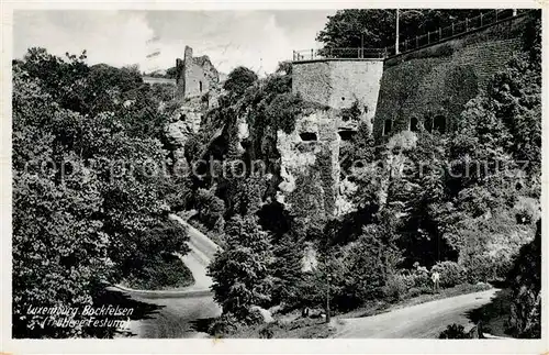 AK / Ansichtskarte Luxembourg_Luxemburg Bockfelsen Luxembourg Luxemburg