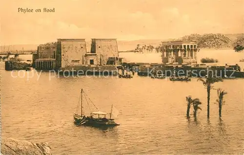 AK / Ansichtskarte Philae ueberschwemmung Philae