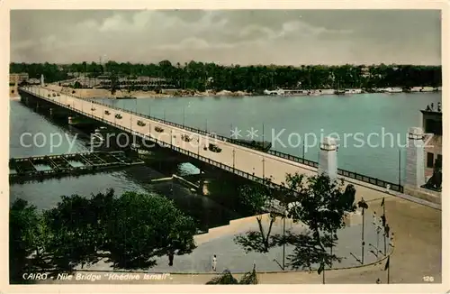AK / Ansichtskarte Cairo_Egypt Nilbruecke Khedive Ismali Cairo Egypt