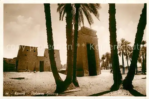 AK / Ansichtskarte Karnak_Egypt Ptolomey Gateway Karnak Egypt