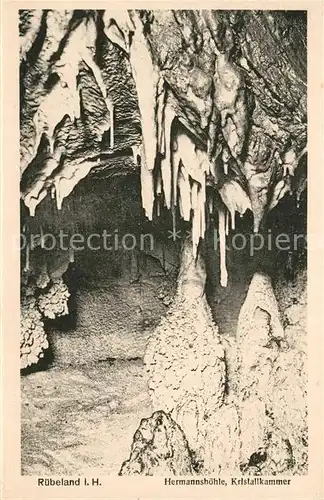 AK / Ansichtskarte H?hlen_Caves_Grottes R?beland Hermannsh?hle Kristallkammer  