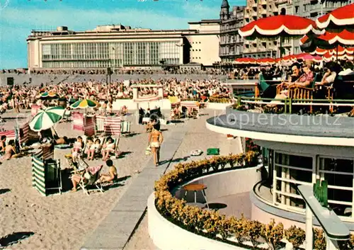 AK / Ansichtskarte Oostende_Ostende Kursaal en Strand 