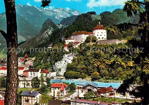 AK / Ansichtskarte Kufstein_Tirol Festung mit Kaisergebirge Kufstein_Tirol