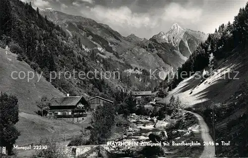 AK / Ansichtskarte Mayrhofen_Zillertal Brandbergkolm Mayrhofen_Zillertal