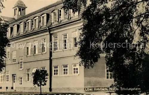 AK / Ansichtskarte Ober Rohrbach Erholungsheim Ober Rohrbach
