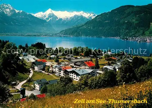 AK / Ansichtskarte Zell_See Thumersbach Panorama Zell_See