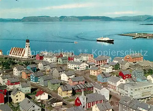 AK / Ansichtskarte Hammerfest Stadtpanorama Hammerfest
