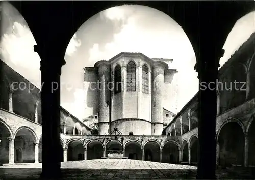 AK / Ansichtskarte Assisi_Umbria Basilica San Francesco Chiostro di Sisto IV Assisi Umbria