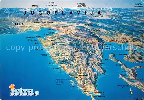AK / Ansichtskarte Jugoslawien_Yugoslavie Panoramakarte Jugoslawien_Yugoslavie