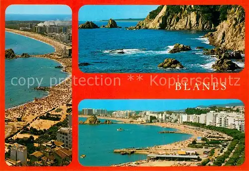 AK / Ansichtskarte Blanes Fliegeraufnahme Blanes