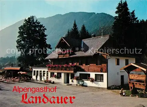 AK / Ansichtskarte Schladming_Obersteiermark Alpengasthof Landauer Schladming_Obersteiermark