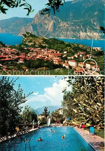 AK / Ansichtskarte Nago_Lago_di_Garda Hotel Nago  Nago_Lago_di_Garda