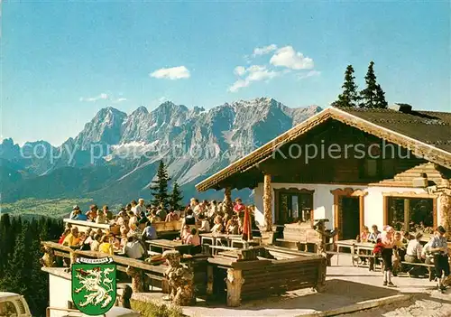AK / Ansichtskarte Schladming_Obersteiermark Gaststaette Tauernblick Planai Schladming_Obersteiermark