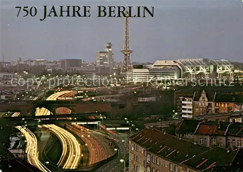 AK / Ansichtskarte Berlin Stadtautobahn Funkturm ICC Berlin