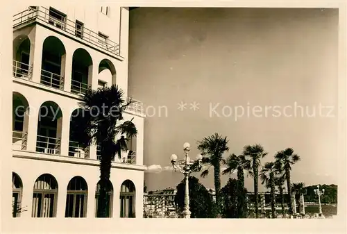 AK / Ansichtskarte Porec Hotel Palmen Porec