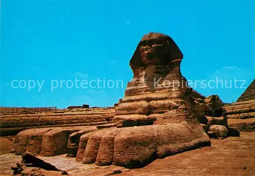 AK / Ansichtskarte Giza The Famous Sphinx of Giza Giza