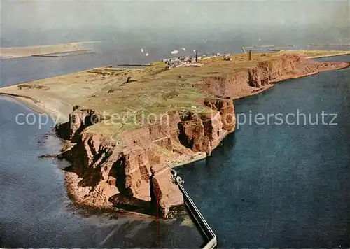 AK / Ansichtskarte Insel_Helgoland Fliegeraufnahme Insel_Helgoland