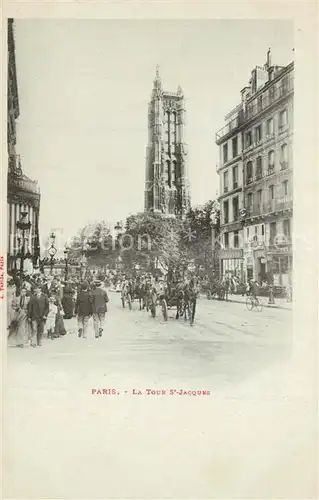 AK / Ansichtskarte Paris La Tour Saint Jacques Paris