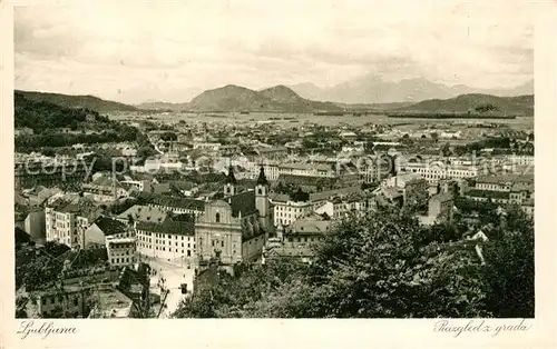 AK / Ansichtskarte Ljubljana_Laibach Stadtpanorama 