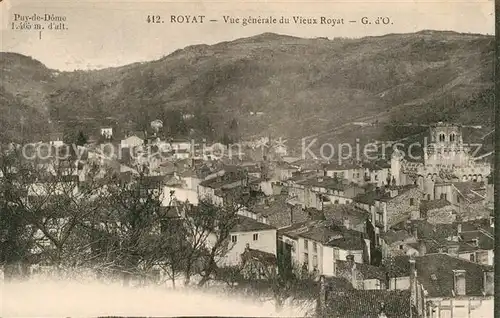 AK / Ansichtskarte Royat_Puy_de_Dome Vue generale du Vieux Royat Royat_Puy_de_Dome