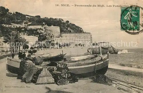 AK / Ansichtskarte Nice_Alpes_Maritimes Promenade du Midi Les Ponchettes Nice_Alpes_Maritimes