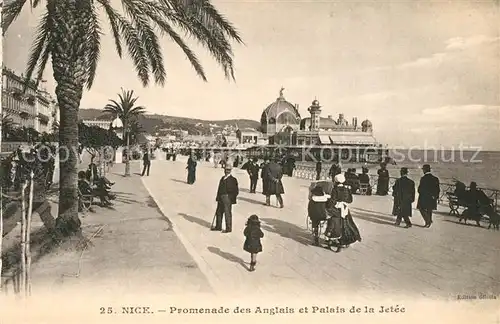 AK / Ansichtskarte Nice_Alpes_Maritimes Promenade des Anglais et Palais de la Jetee Nice_Alpes_Maritimes