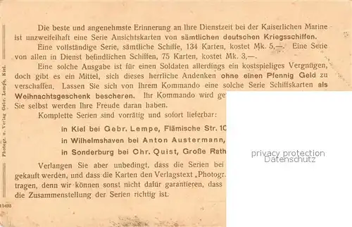 AK / Ansichtskarte Marine S.M.S. Moltke  