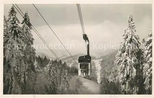 AK / Ansichtskarte Seilbahn Schauinsland Schwarzwald  Seilbahn