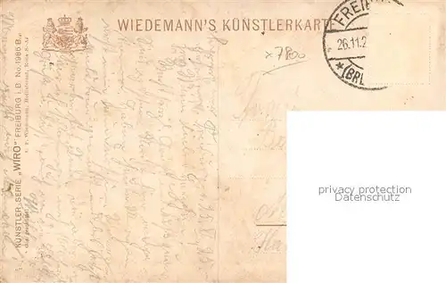 AK / Ansichtskarte Verlag_Wiedemann_WIRO_Nr. 1986 B Freiburg im Breisgau Schwabentor  