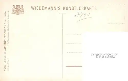 AK / Ansichtskarte Verlag_Wiedemann_WIRO_Nr. 1985 A Freiburg im Breisgau M?nster  