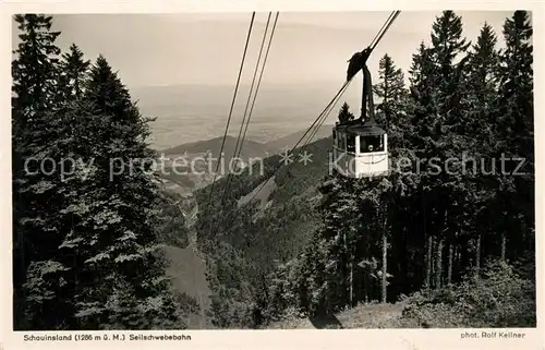 AK / Ansichtskarte Foto_Kellner_Rolf_Nr. 6714 Seilbahn Schauinsland Schwarzwald  Foto_Kellner_Rolf_Nr.