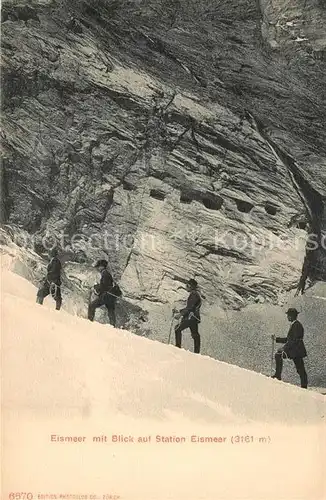 AK / Ansichtskarte Bergsteigen_Klettern Eismeer  