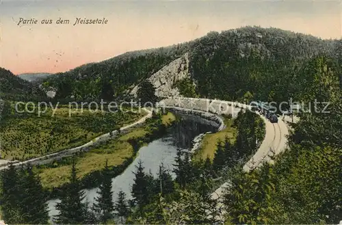 AK / Ansichtskarte Lokomotive Neissetale  