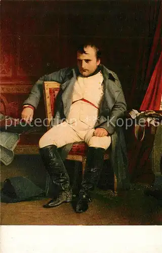 AK / Ansichtskarte Napoleon_Bonaparte K?nstler Delaroche  
