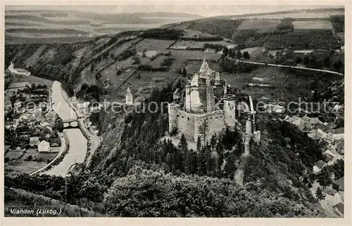 AK / Ansichtskarte Vianden Fliegeraufnahme  Vianden