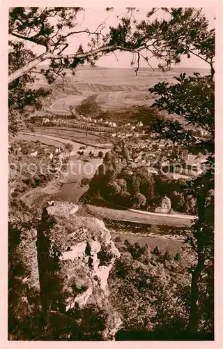 AK / Ansichtskarte Echternach Vue prise de l`Ernzerberg Echternach