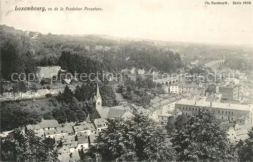 AK / Ansichtskarte Luxembourg_Luxemburg Vue de la Fondation Pescatore Luxembourg Luxemburg