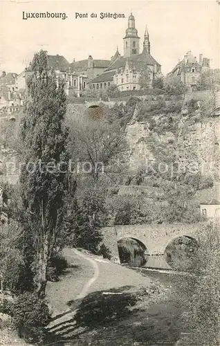 AK / Ansichtskarte Luxembourg_Luxemburg Pont du Stierchen Luxembourg Luxemburg