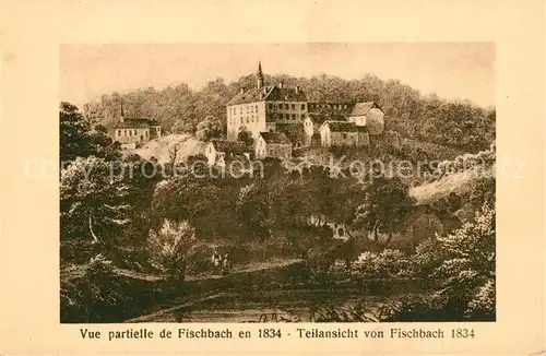 AK / Ansichtskarte Fischbach_Dahn Teilansicht von 1834 Fischbach Dahn