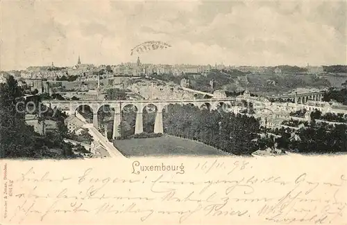 AK / Ansichtskarte Luxembourg_Luxemburg Viadukt Luxembourg Luxemburg