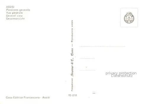 AK / Ansichtskarte Assisi_Umbria Panorama generale Assisi Umbria