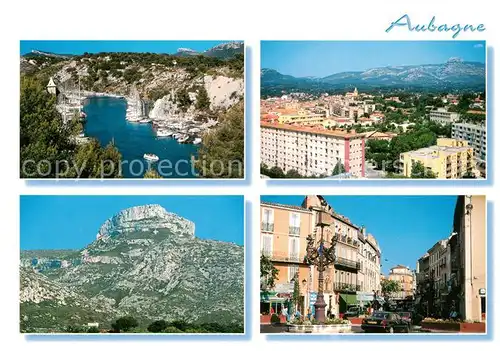 AK / Ansichtskarte Aubagne Calanque de Port Pin Le Garlaban Aubagne