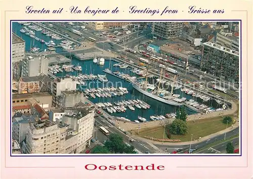 AK / Ansichtskarte Oostende_Ostende Jachthaven Mercator Fliegeraufnahme 
