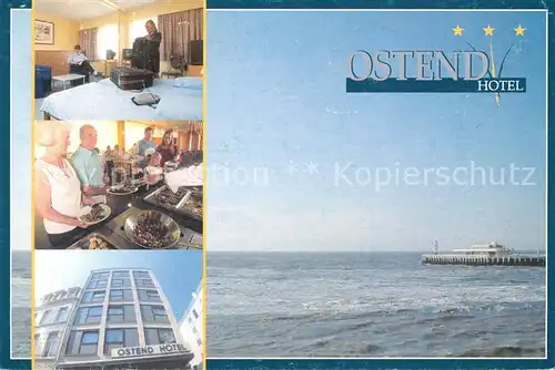 AK / Ansichtskarte Oostende_Ostende Ostend Hotel Zimmer Gastraum 