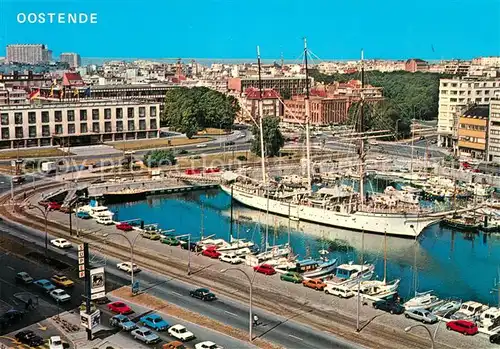 AK / Ansichtskarte Oostende_Ostende Jachthaven Mercator en Stadhuis 