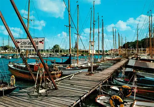 AK / Ansichtskarte Schleswig_Schlei Yachthafen Schleswig_Schlei
